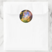Deep Space Nebula Ronde Sticker (Tas)