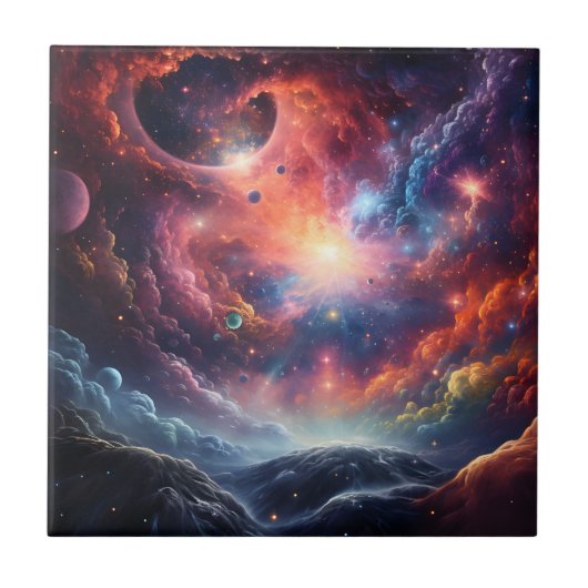 Deep Space Tegel Tegeltje (Voorkant)