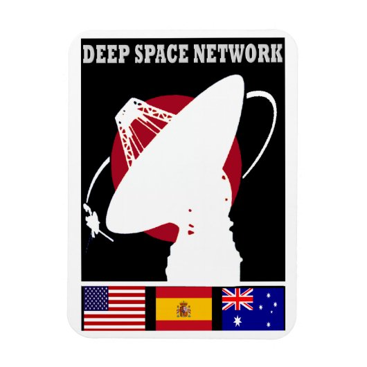 Deep Space Tracking Network Magneet (Verticaal)