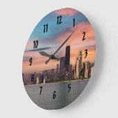 Deep Sunset Chicago Grote Klok (Hoek)