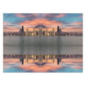 Deep Sunset Chicago Tafelkleed (Voorkant (Horizontaal))