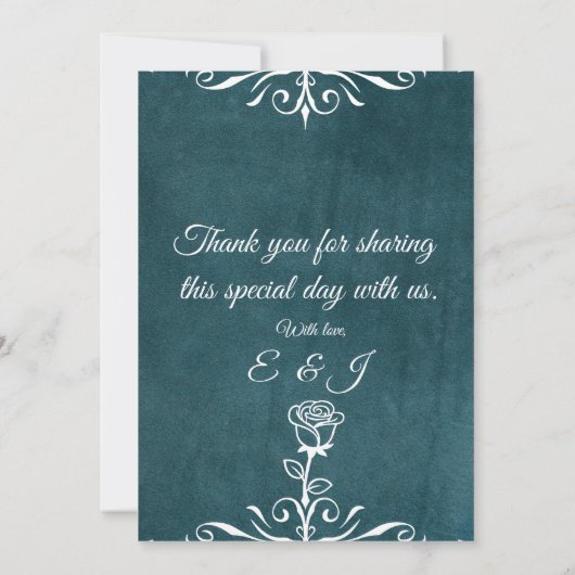 Deep Teal Blue Talavera Mexican Wedding Invitation (Dos)