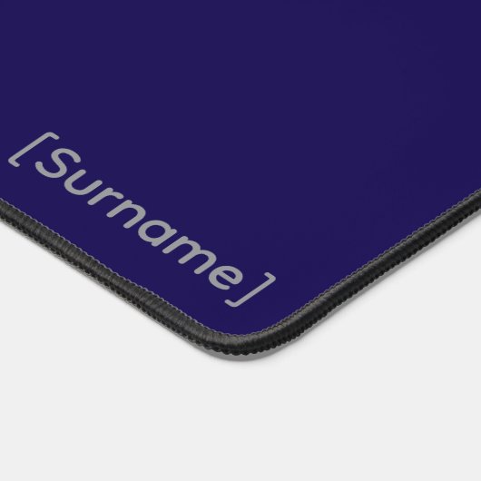 Deep Thinker - Custom Name Robot Brain Desk Mat (Coin)