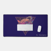 Deep Thinker - Custom Name Robot Brain Desk Mat (Keyboard & Muis)