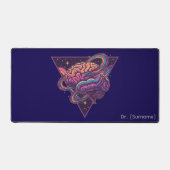 Deep Thinker - Custom Name Robot Brain Desk Mat (Recto)