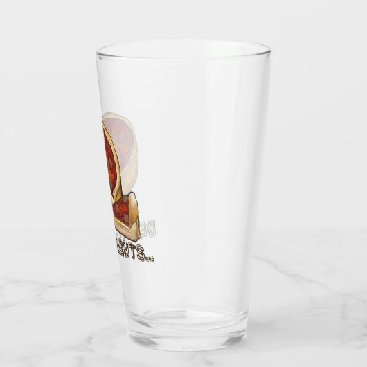 Deep Thoughts Chicago IL Deep Dish Pizza Glas (Links)