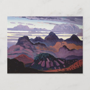Deep Twilight, Pyrenees, c.1912-13 (olie op het pa Briefkaart