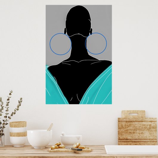 deep vibe poster (Keuken)