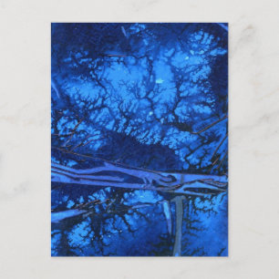 "Deep Waters #3" Carte postale abstraite Design