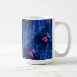 "Deep Waters #3 op Roze met een staart verbonden" Koffiemok