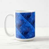 "Deep Waters #4 Tiled" Abstract Design Mug (Gauche)