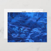 "Deep Waters #5" Abstract Design Briefkaart (Voorkant / Achterkant)