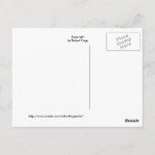 "Deep Waters #5" Carte postale abstraite Design (Dos)