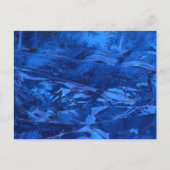 "Deep Waters #5" Carte postale abstraite Design (Devant)