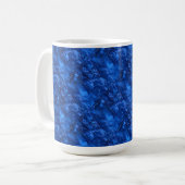 "Deep Waters #5 Tiled" Abstract Design Mug (Devant gauche)