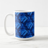 "Deep Waters #6 Carrelé" Résumé Conception Mug (Gauche)