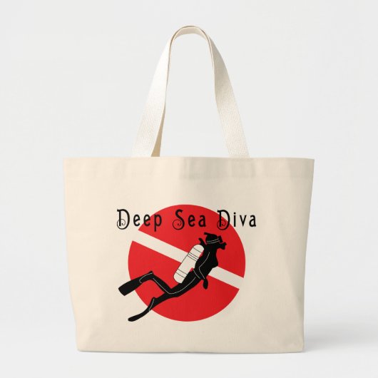 Deep Zee Diva Grote Tote Bag (Voorkant)