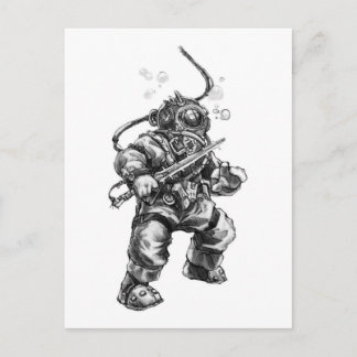 Deep Zee Diver Briefkaart