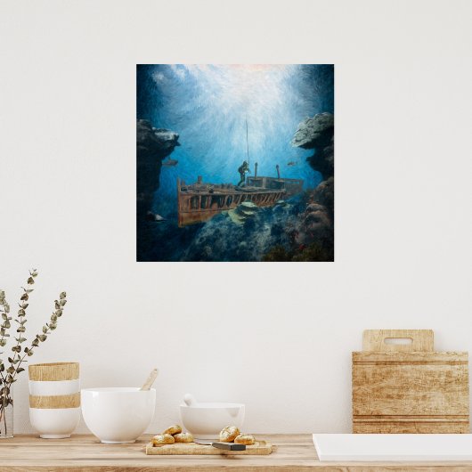 Deep Zee Diver Poster (Keuken)