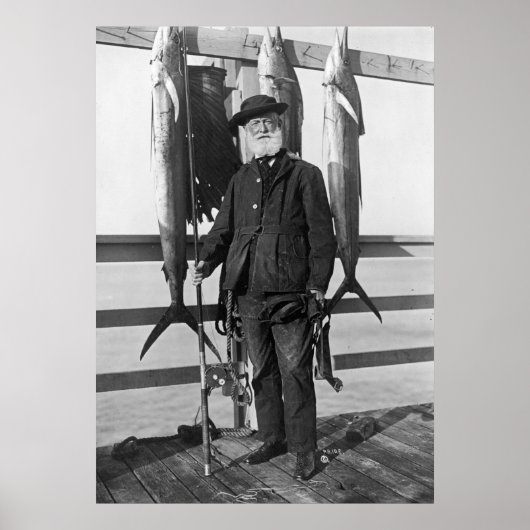 Deep Zee Fisherman, 1912 Poster (Voorkant)