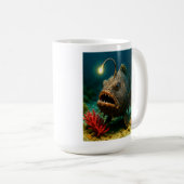 Deep Zee Glow: de zeeduivel Koffiemok (Voorkant rechts)