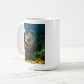 Deep Zee Glow: de zeeduivel Koffiemok (Voorkant links)