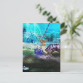 Deep Zee Mermaid Briefkaart (Staand voorkant)