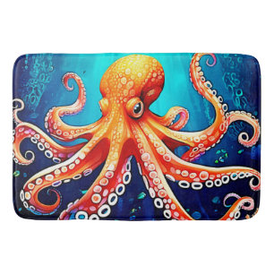Deep Zee Octopus Glow Design Badmat