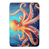 Deep Zee Octopus Glow Design Badmat (Voorkant Verticaal)