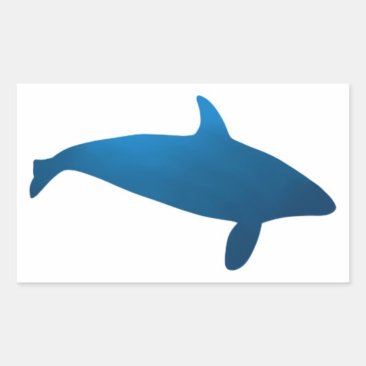 Deep Zee Orca Silhouette Sticker (Voorkant)
