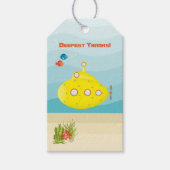 Deep Zee Yellow Submarine Cadeaulabel (Voorkant)