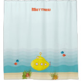 Deep Zee Yellow Submarine Douchegordijn (Voorkant)