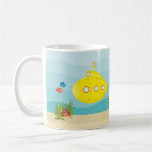 Deep Zee Yellow Submarine Koffiemok