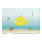 Deep Zee Yellow Submarine Kussensloop (Voorkant)