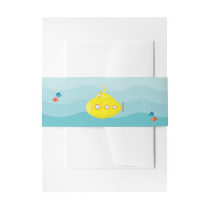 Deep Zee Yellow Submarine Uitnodigingen Wikkel