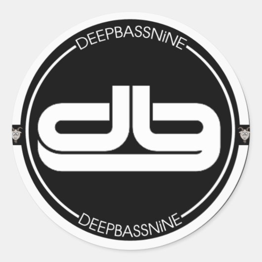 DEEPBASSNiNE Logo Sticker (Voorkant)