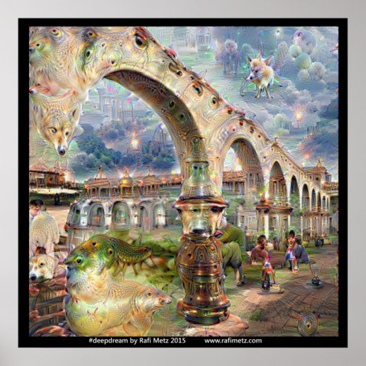 Deepdroom Mission Arcade Fantasy Poster (Voorkant)