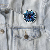 "Deepest Ocean" Pin Ronde Button 5,7 Cm (In situ)