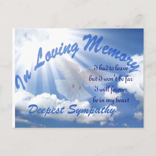 Deepest sympathie_ briefkaart (Voorkant)