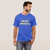 DEEPLY UNHELPFUL t-shirt in EU-vlag (Voorkant volledig)
