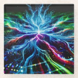 DeepRoots in cyberspace Glazen Onderzetter