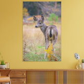 Deer 5, mama? canvas afdruk (Insitu (Woonkamer))