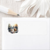 Deer Adresetiketten Etiket (Insitu)