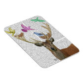 Deer and Birds Nests Pastel Shades Magneet (Rechterzijde)