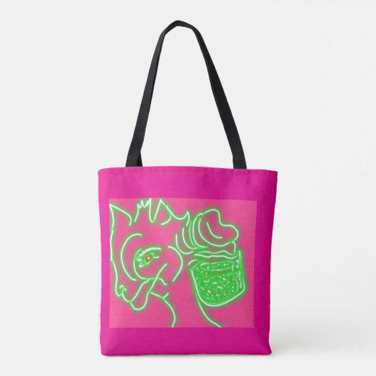 Deer and Its Magic Pearl Pouch Draagtas (Achterkant)