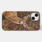Deer Antler Buck Wild Deer Art Phone Case (Achterkant (horizontaal))