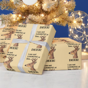 Deer Antler Funny Cadeaupapier