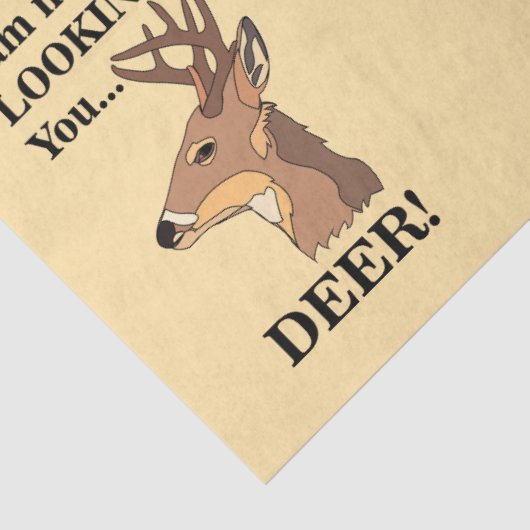 Deer Antler Funny Tissuepapier (Detail)