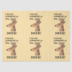 Deer Antler Funny Tissuepapier