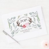 Deer Antler gaat Pop mini Champagne Label (Envelop)